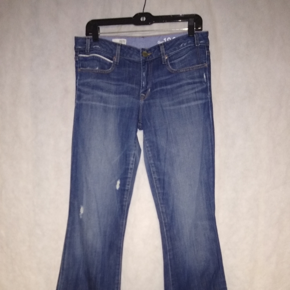 Gap Distressed Sexy Boot Jeans Size 30/10